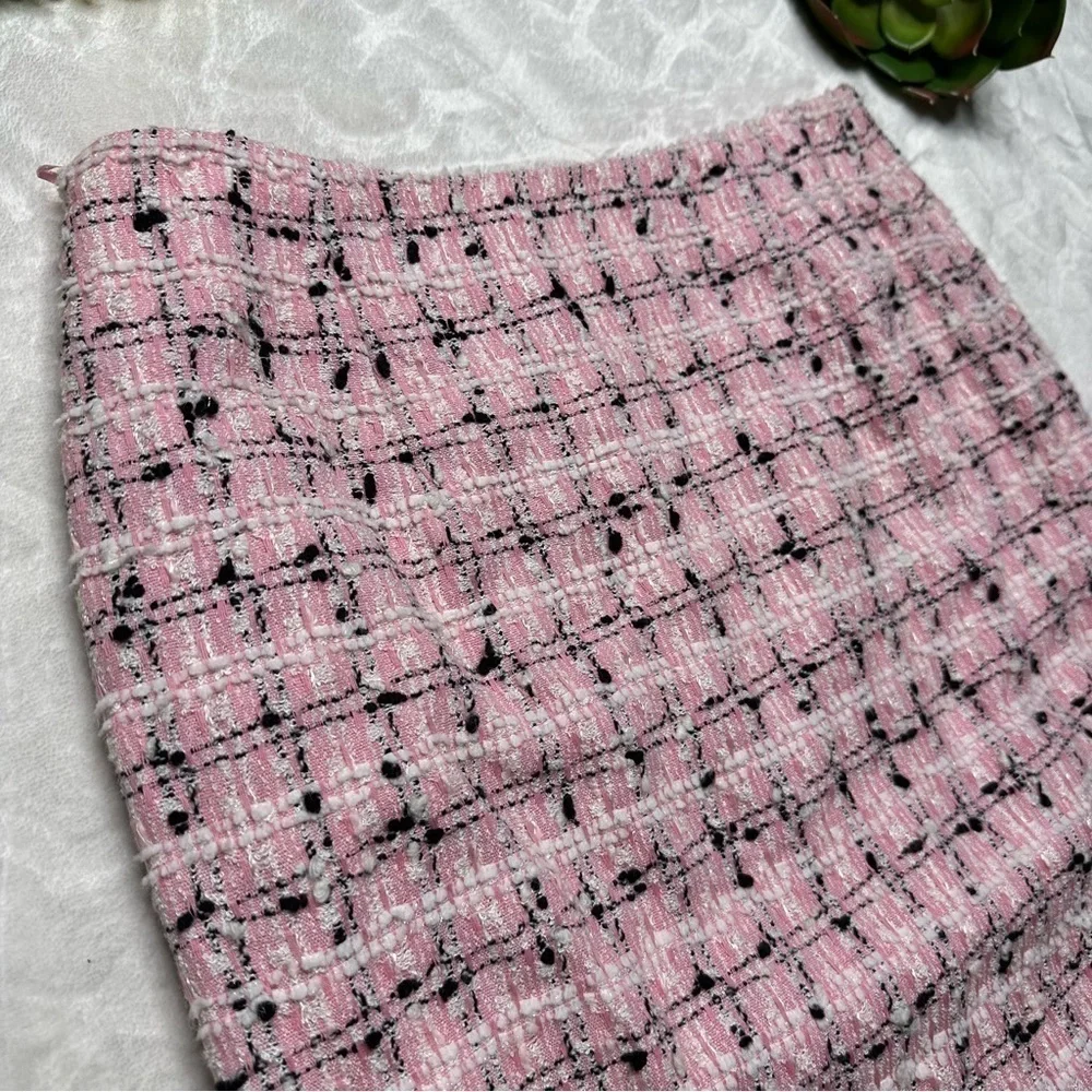 Escada tweed plaid